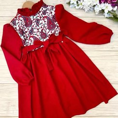 تصویر پیراهن دخترانه یلدایی سایز ۲ 