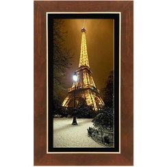 تصویر تابلو چوبی باغ تروکادرو پاریس (Trocadero Gardens) پاریس کد FWB-100X60-L3 