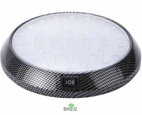 تصویر چراغ سقفی خودرو کمپر ۱۲ ولت LED کلید دار مدل SH1172 
