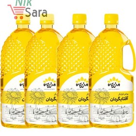 تصویر روغن آفتابگردان فرابکر مخصوص سرخ کردنی مزرعه جنوبی – 1 لیتر بسته 4 عددی 