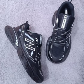 تصویر کتونی نیوبالانس لژدار مشکی Cotton_Newbalance_