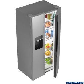 تصویر یخچال فریزر ساید بای ساید جی پلاس مدل GSS-P7637 ظرفیت ۲۸ فوت 