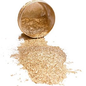 تصویر پودر فلز طلایی 
