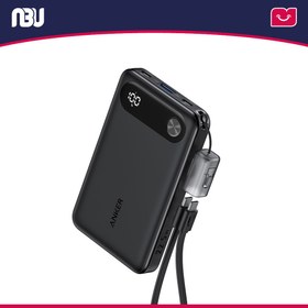 تصویر پاوربانک 10000میلی آمپر انکر Anker Powercore Power Bank 10000mAh 22.5W مدل A1257 - مشکی / ب Anker Powercore Power Bank 10000mAh 22.5W مدل A1257