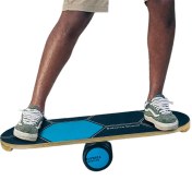 تصویر تخته تعادل چوبی بیضی 