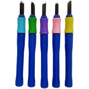 تصویر مغار دسته پلاستیکی ۵ عددی Tak art