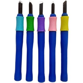 تصویر مغار دسته پلاستیکی ۵ عددی Tak art