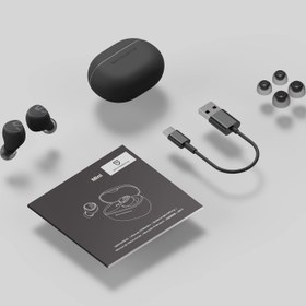 تصویر هندزفری بلوتوثی ساندپیتز بی سیم | SoundPEATS Wireless Earbuds Bluetooth V5.1 Headphones SoundPEATS Wireless Earbuds Bluetooth V5.1 Headphones with 30Hrs Playtime in-Ear Wireless Earphones, Built-in Mic for Clear Calls, Touch Control, Single/Twin Mode, Stereo Sound (Black)