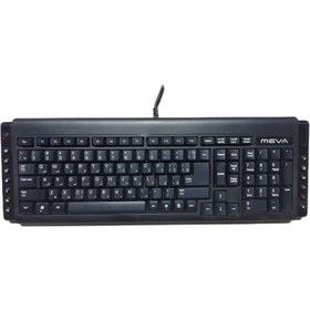 تصویر کیبورد میوا مدل MAK9100 با سیم مشکی 