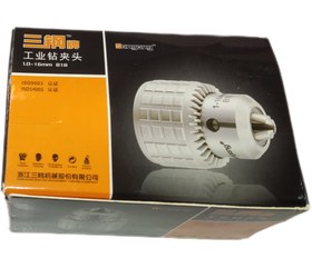 تصویر سه نظام دریلی آچاری صنعتی B18 سایز ۱ تا ۱۶ مارک Sangang سه نظام اچاری صنعتی ۱ تا ۱۶ طرح جاکوپس انگلیس