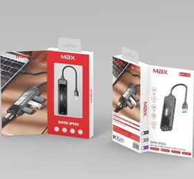 تصویر هاب USB برند MAX مدل MV-33 