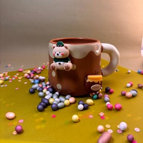 تصویر ماگ خرسی ماگنت دار 