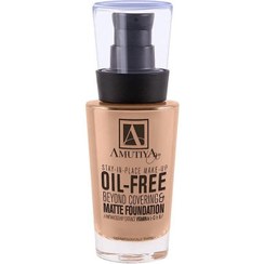 تصویر کرم پودر اویل فری آموتیا F250 AMUTIYA Foundation Oil-Free Beyond Covering & Matte F250