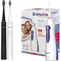 تصویر ست واترجت مدل WI-911 و مسواک برقی مدل MED-870 بی ول B Well WI 933 Waterjet And MED 870 Electric Toothbrush