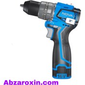 تصویر دریل شارژی چکشی نووا مدل 5510 براشلس ۱۶ ولت اتوماتیک 