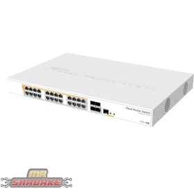تصویر سوئیچ روتر میکروتیک CRS328-24P-4SPlus RM ا Mikrotik CRS328-24P-4S+RM PoE Cloud Router Switch Mikrotik CRS328-24P-4S+RM PoE Cloud Router Switch