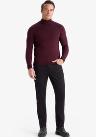 تصویر بافت و پلیور Defacto اورجینال مردانه برند دفاکتو R1127AZ25WN Slim Fit Slim Cut Turtleneck Basic Plain Knitwear Sweater R1127AZ25WN 