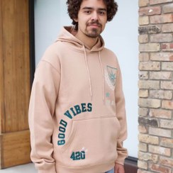 تصویر هودی مردانه تو کرک گلدوزی شده 