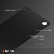 تصویر موس پد استیل سریز ضدلغزش SteelSeries QcK Gaming Mouse Pad - XXL Cloth 