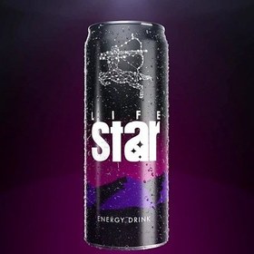 تصویر انرژی زا لایف استار 250 میل - باکس 24 عددی Life Star Energy drink 250 ml - box of 24 pieces