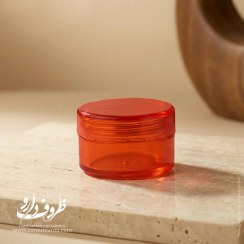 تصویر قوطی کرم ۵ گرمی گرد الوان قرمز 