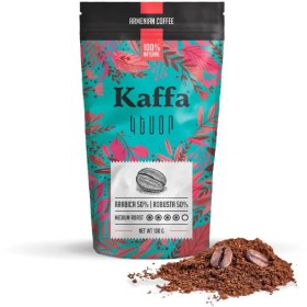 تصویر پودر قهوه ترک ۱۰۰ گرم ارمنی برند کافا – Robusta/Arabica Blend Kafa 