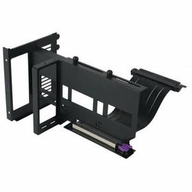 تصویر کابل و براکت نصب عمودی کارت گرافیک کولر مستر VER2 ا Cooler Master VER.2 Vertical Graphics Card Holder Kit With Riser Cable Cooler Master VER.2 Vertical Graphics Card Holder Kit With Riser Cable