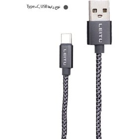 تصویر کابل تبدیل USB به USB-C لیتو مدل LD-31 کابل تبدیل USB Type-C