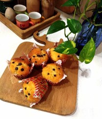 تصویر کاپ کیک شکلات چیپسی 