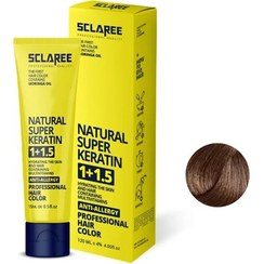 تصویر رنگ مو اسکلاره شماره 7.8 حجم 120 میلی لیتر رنگ بلوند زیتونی متوسط 