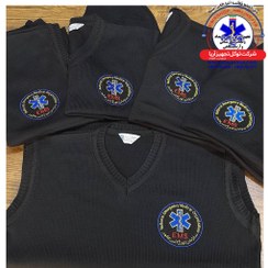 تصویر ژیله (جلیقه بافت) نخ درجه یک سایز بزرگ(دوایکس لارج) 