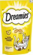 تصویر تشویقی گربه دریمیز طعم پنیر 60 گرم Dreamies Treat With Cheese 60g