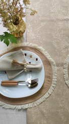 تصویر حلقه دستمال مهره چوبی 