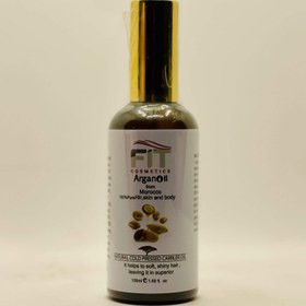 تصویر روغن آرگان 100 درصد آمریکایی حجم 100 میل فیت Fit argan 