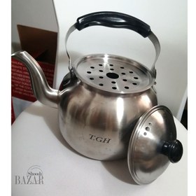 تصویر کتری 3008 استیل تابناک قیطاسی 3008 stainless steel Qitasi kettle