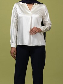 تصویر بلوز زنانه برنس Bornos مدل فروغ کد 02600 