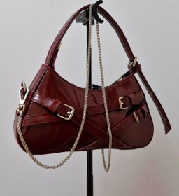 تصویر کیف زنانه دستی زارا ZARA مدل کمربندی همراه بند بلند زنجیری ZARA WOMAN BAG