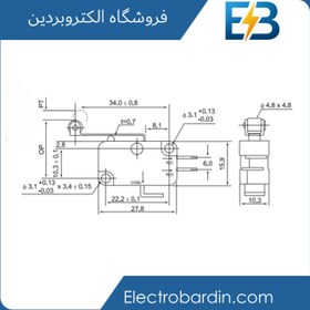 تصویر میکروسوئیچ بند انگشتی 
