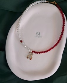 تصویر گردنبند مرواریدی کد ۰۸۰ 