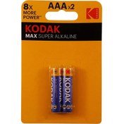 تصویر باطری نیم قلم آلکالاین مکس KODAK 