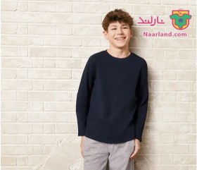 تصویر ژاکت وافل Pepperts آلمان سرمه ای ساده 