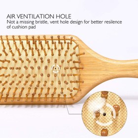 تصویر برس مو مدل چوبی 