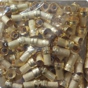 تصویر فیش آنتن تلویزیون ،ماهواره آچارخور۲۲ میلی طلایی،نقره ای رنگ بسته ۱۰۰ عددی 