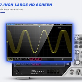 تصویر اسیلوسکوپ دیجیتال 200 مگاهرتز دو کانال بهمراه دو کانال فانکشن ژنراتور 25 مگاهرتز و 16 کانال لاجیک آنالایزر با پراب MPO-6202D 