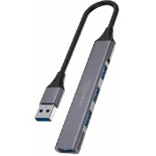 تصویر هاب 4 پورت Porodo Blue USB-A 