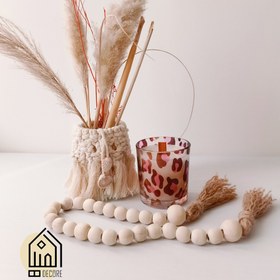 تصویر ریسه مهره ای چوبی 01 