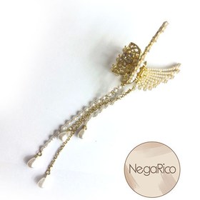 تصویر کلیپس فلزی پروانه آویز دار 