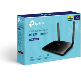 تصویر مودم تی پی-لینک TP-Link Archer TL-MR202 TP-Link Archer TL-MR202 AC750 Wireless Dual Band 4G LTE Router