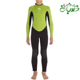 تصویر (وتسوت) لباس غواصی و ورزش های آبی ۲ میل TRIBORD بچگانه تمام تنه - ۶ تا ۷ سال Neoprene wetsuit