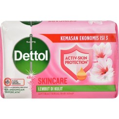 تصویر صابون آنتی باکتریال محافظ پوست دتول Dettol رایحه شکوفه گیلاس وزن 100 گرم 